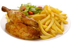 Halve haan Schotel
